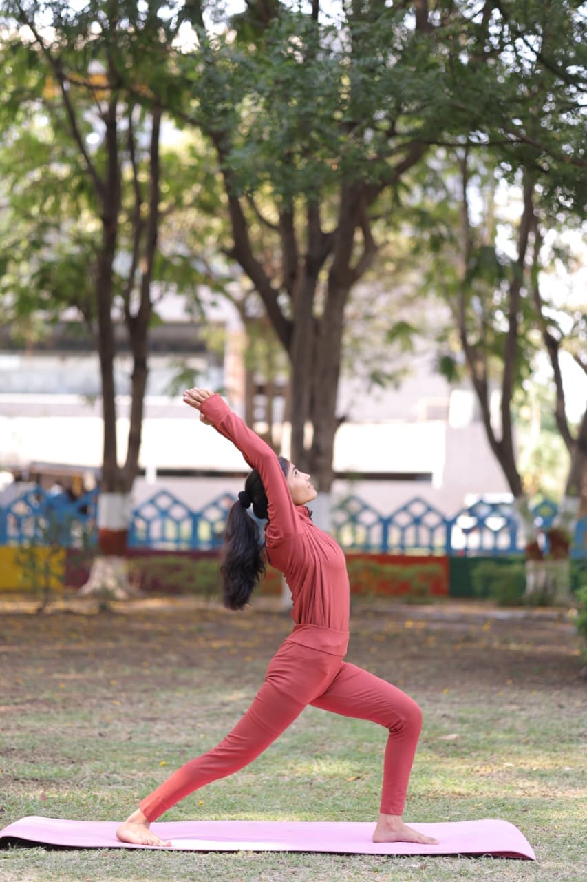 Yoga practice with Arti